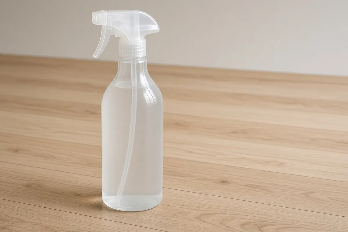 Barkletts maintenance spray with a cloth. Front packshot.